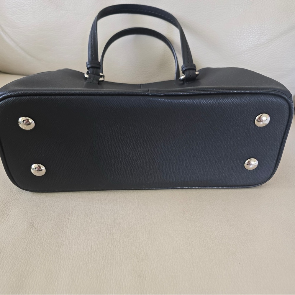 Coach Black Leather Satchel - Picture 5 of 8